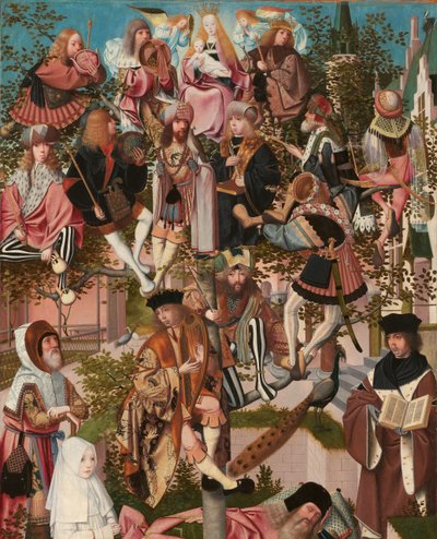 ジェシーの木 作： Geertgen tot Sint Jans (circle of)