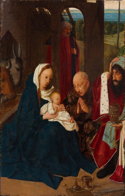 東方の三博士の崇拝 作： Geertgen Tot sint Jans