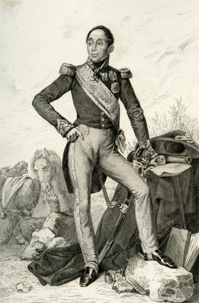 Emmanuel de Grouchy、Marquis de Grouchy、1804年、1839年。 作： Geille