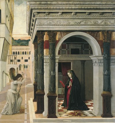 受胎告知 作： Gentile Bellini