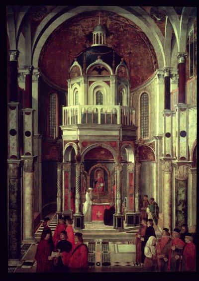 ピエトロデルドビッチの奇跡的な癒し、1501年 作： Gentile Bellini