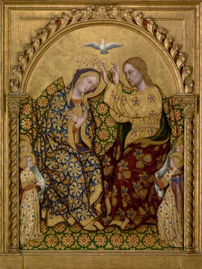 聖母の戴冠式、1420年頃（パネル上のテンペラと金箔） 作： Gentile da Fabriano
