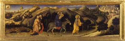 Voo para o Egito (Predella da Adoração dos Magos, Pala Strozzi) 作： Gentile da Fabriano