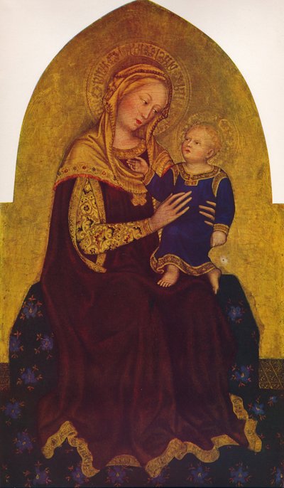 マドンナと子供、c1420 作： Gentile da Fabriano