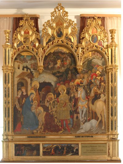 賢者の礼拝、1420年頃 作： Gentile da Fabriano