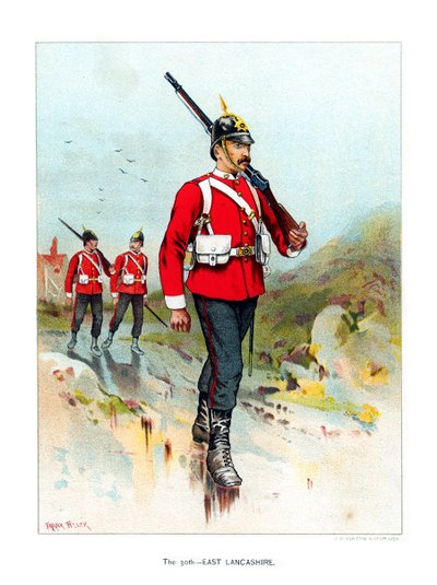 第30イーストランカシャー、c1890。 作： Geoffrey Douglas Giles