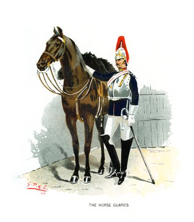 ホースガード、c1890。 作： Geoffrey Douglas Giles