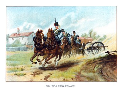 王立馬砲、c1890。 作： Geoffrey Douglas Giles