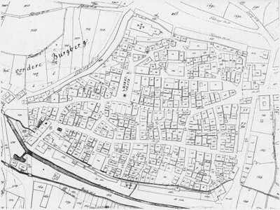 ヴァインスベルクの古い地図 作： Geometer Jehle