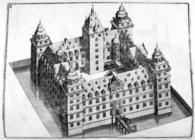 シャトーデザイン、1664年 作： Georg Andreas Bockler