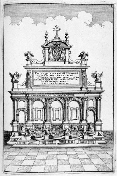 噴水デザイン、1664 作： Georg Andreas Bockler