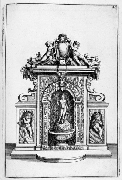 噴水デザイン、1664 作： Georg Andreas Bockler