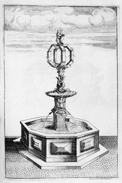 噴水デザイン、1664 作： Georg Andreas Bockler