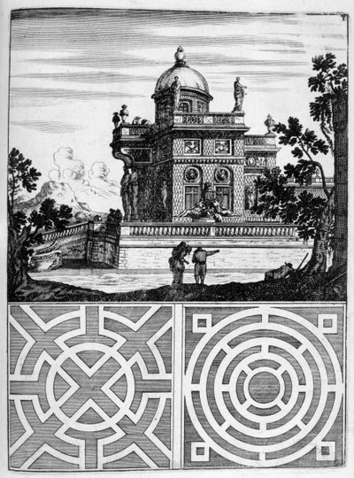 家と庭のデザイン、1664 作： Georg Andreas Bockler