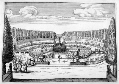 装飾用の噴水と庭のデザイン、1664年 作： Georg Andreas Bockler