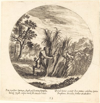 パンとシリンクス 作： Georg Andreas Wolfgang the Elder