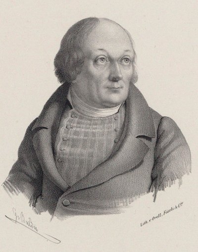 ハンス・ゲオルク・ネゲリの肖像 1773-1836年 1840年頃 作： Georg Balder