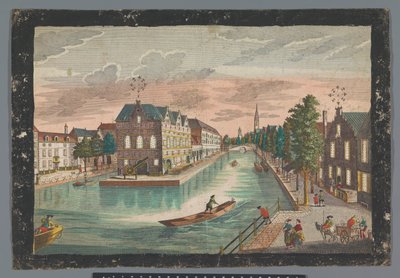 デルフトのヘール倉庫の眺め Prospect des Zeug-Hausses、Inner halb der Stadt Delft (オブジェクトのタイトル) 作： Georg Balthasar Probst (possibly)