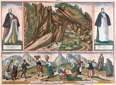 アドリアノスのビスカイアのシエラ、ガスコーナ、スペイン - ゲオルク・ブラウン著「Civitates Orbis Terrarum」ケルン1617年所収 作： ジョージ・ブラウン