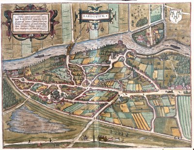 ドイツ、バルドウィック - ゲオルク・ブラウン著『Civitates Orbis Terrarum』（ケルン、1617年）所収 作： Georg Braun