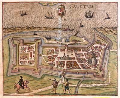 フランス、カレー-ゲオルク・ブラウン作「Civitates Orbis Terrarum」ケルン1617年所収 作： ジョージ・ブラウン