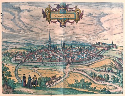 フランス、カンブライ-ゲオルク・ブラウン作「Civitates Orbis Terrarum」ケルン1617年所収 作： Georg Braun