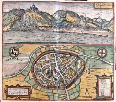 ドイツ、ケーケム-ゲオルク・ブラウン作「Civitates Orbis Terrarum」ケルン1617年所収 作： Georg Braun