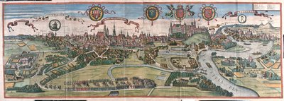 ポーランドのクラクフ - ゲオルク・ブラウン著『Civitates Orbis Terrarum』（ケルン、1617年）所収 作： Georg Braun