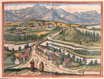 ハンガリーのドレゲリパランク - ゲオルク・ブラウン著『Civitates Orbis Terrarum』（ケルン、1617年）所収 作： Georg Braun