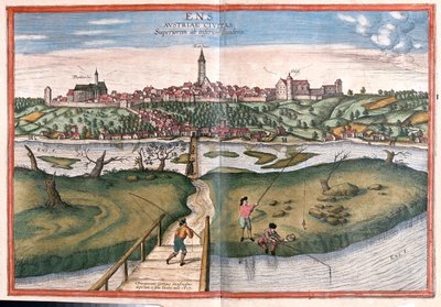 オーストリアのエンス-ゲオルク・ブラウン作『Civitates Orbis Terrarum』（ケルン、1617年）所収 作： Georg Braun