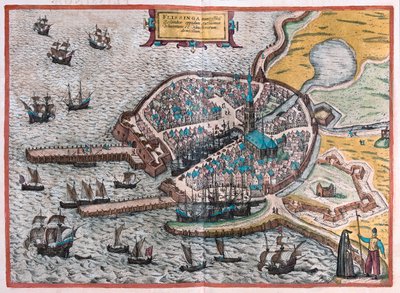 ベルギーのフレニッシュ - ゲオルク・ブラウン著『Civitates Orbis Terrarum』（ケルン、1617年）所収 作： Georg Braun