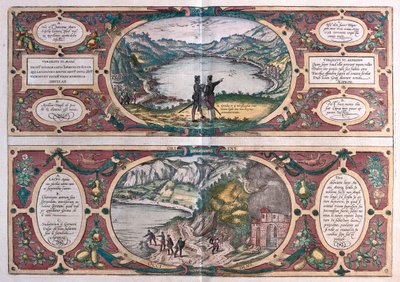 ゲオルク・ブラウン作「Civitates Orbis Terrarum」（ケルン、1617年）におけるシビッラの洞窟、オスティア、アグナーノ、イタリア 作： ジョージ・ブラウン