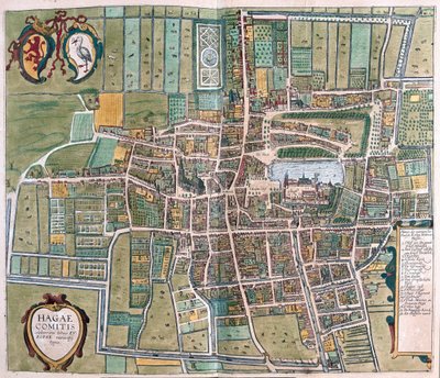 オランダ、ハーグ - ゲオルク・ブラウン著『Civitates Orbis Terrarum』（ケルン、1617年）所収 作： Georg Braun