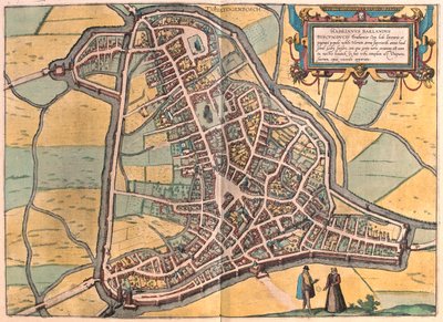 オランダのヘルトーゲンボッシュ-ゲオルク・ブラウン著『Civitates Orbis Terrarum』（ケルン、1617年）所収 作： Georg Braun