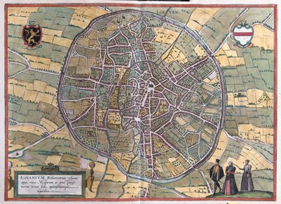 ベルギーのルーヴェン、ゲオルク・ブラウン作「Civitates Orbis Terrarum」（ケルン、1617年）所収 作： Georg Braun