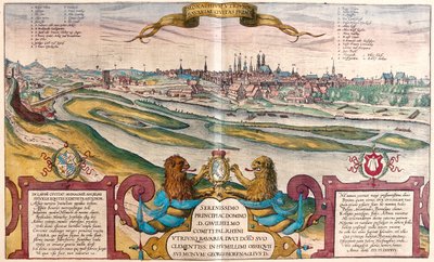 ドイツ、ミュンヘン - ゲオルク・ブラウン作『Civitates Orbis Terrarum』（ケルン、1617年）所収 作： Georg Braun