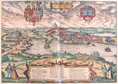 北ドイツ-ゲオルク・ブラウン作「Civitates Orbis Terrarum」ケルン1617年所収 作： Georg Braun