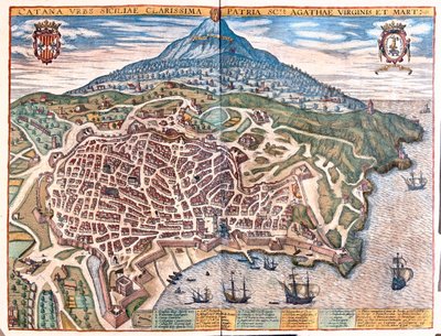 イタリア、パルマノーヴァ - ゲオルク・ブラウン作「Civitates Orbis Terrarum」ケルン1617年所収 作： Georg Braun