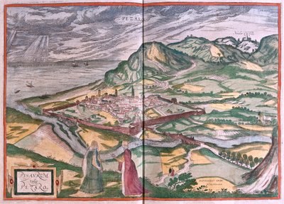 イタリア、ペーザロ - ゲオルク・ブラウン作「Civitates Orbis Terrarum」ケルン1617年所収 作： Georg Braun