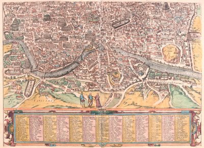 イタリア、ローマ-ゲオルク・ブラウン作『Civitates Orbis Terrarum』（ケルン、1617年）所収 作： Georg Braun
