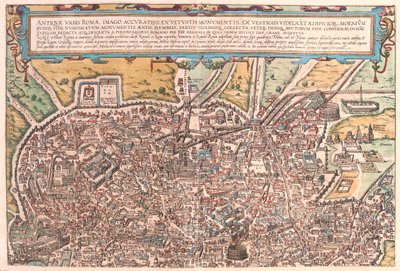 イタリア、ローマ-ゲオルク・ブラウン作『Civitates Orbis Terrarum』（ケルン、1617年）所収 作： Georg Braun