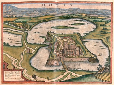 ハンガリーのタタ - ゲオルク・ブラウン著『Civitates Orbis Terrarum』（ケルン、1617年）所収 作： Georg Braun