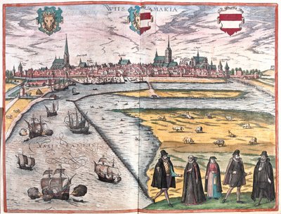 ヴィスマール（ドイツ）-ゲオルク・ブラウン著『Civitates Orbis Terrarum』（ケルン、1617年）所収 作： Georg Braun
