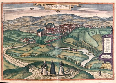 ゲオルク・ブラウン著『Civitates Orbis Terrarum』（ケルン、1617年）所収。 作： Georg Braun