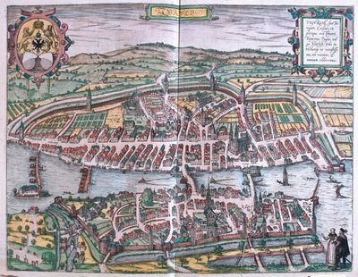 チューリッヒ（スイス） - ゲオルク・ブラウン作『Civitates Orbis Terrarum』（ケルン、1617年）所収 作： Georg Braun