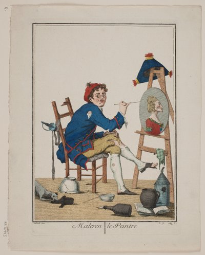 "絵描き" 作： Georg Christian Schule