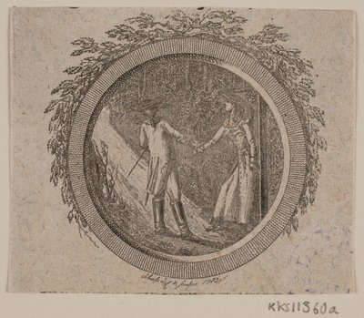 S. リチャードソンのタイトル ビネット: 「ミス クラリッサ ハーロウの物語」、パート 2 作： Georg Christian Schule