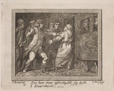 J. H. ウェッセルの「すべての聖書」のビネット 作： Georg Christian Schule