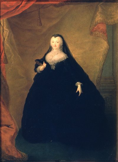 仮装したエリザベス皇后（1709-62）の肖像、1748 作： Georg Christoph Grooth
