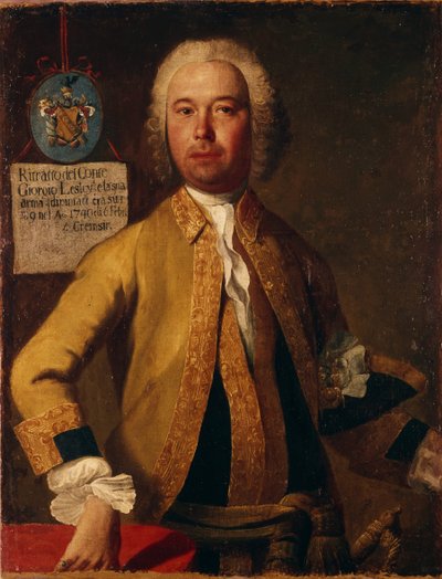 ジョージ・レスリー将軍の肖像1720-1772、1749 作： Georg Christoph Grooth